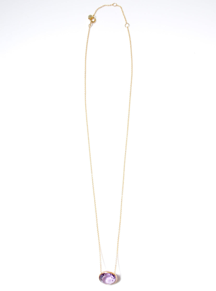 (ピンクアメジスト/gold) star inside necklace