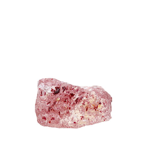 天然石ブランドオジュールの石図鑑、ストロベリークオーツ（Strawberry Quartz）