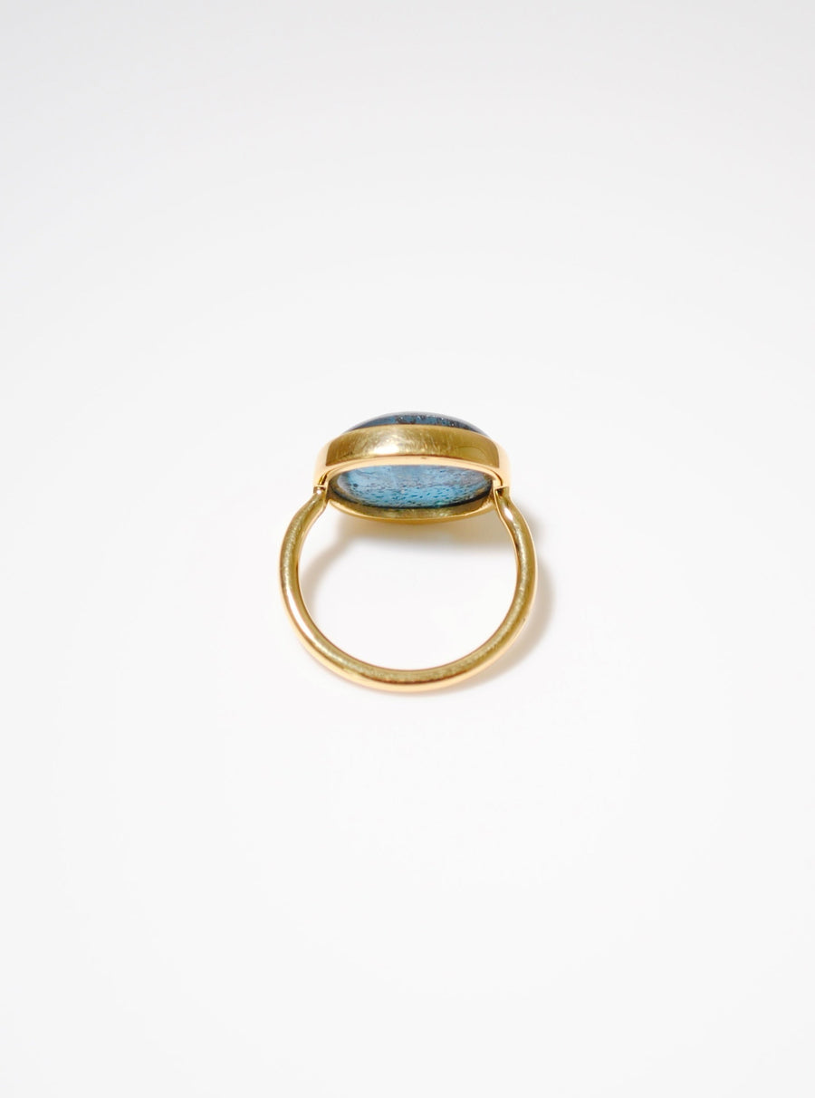 (モスカイヤナイト/gold) : queen horizon ring