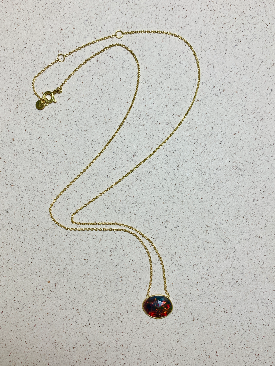 (ブラックオパール/gold) THE islan necklace