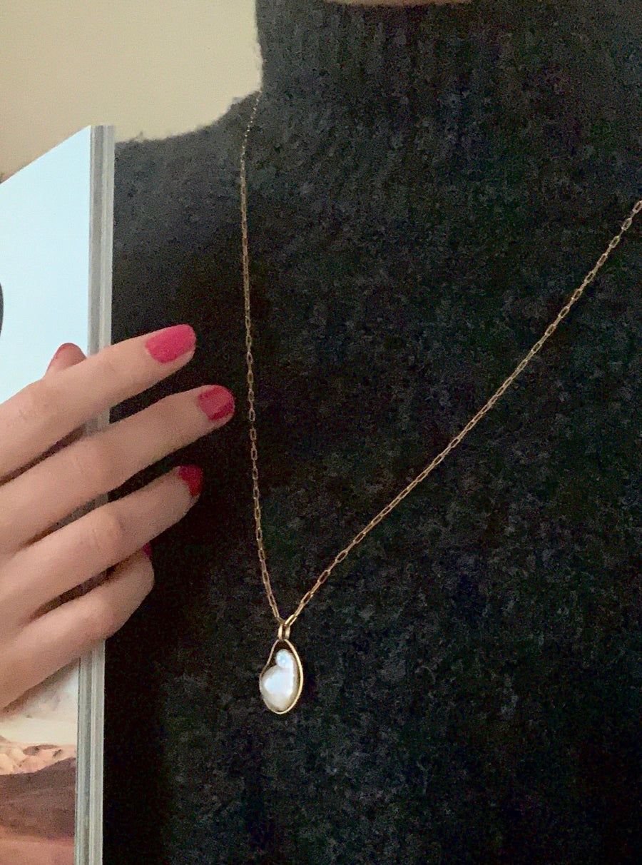 (パール）magatama pearl necklace
